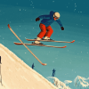 Ski Jump Animation Diamond Painting