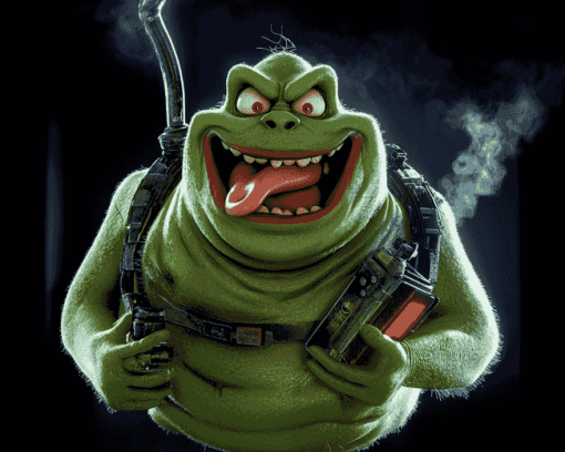 Slimer Ghostbusters Animation Diamond Painting