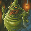 Slimer Ghostbusters Cartoon Diamond Painting