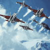 Snowbirds Military Display Diamond Painting