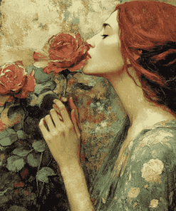 Soul Of The Rose Vintage Diamond Painting