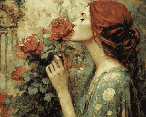 Soul Of The Rose Vintage Diamond Painting