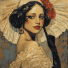 Spanish Woman Diamond Painting