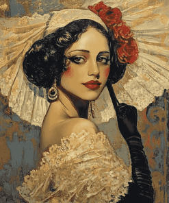 Spanish Woman Diamond Painting