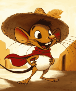 Speedy Gonzales Cartoon Diamond Painting