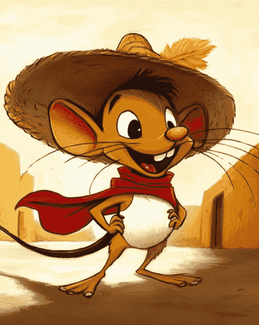 Speedy Gonzales Cartoon Diamond Painting