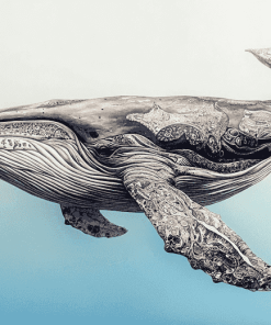 Spem Whale Marine Giant Diamond Painting