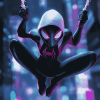 Spider Gwen Marvel Animation Diamond Painting