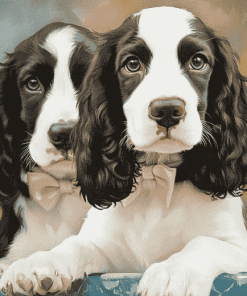 Springer Spaniels Dogs Diamond Painting