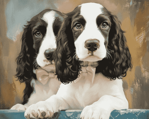 Springer Spaniels Dogs Diamond Painting