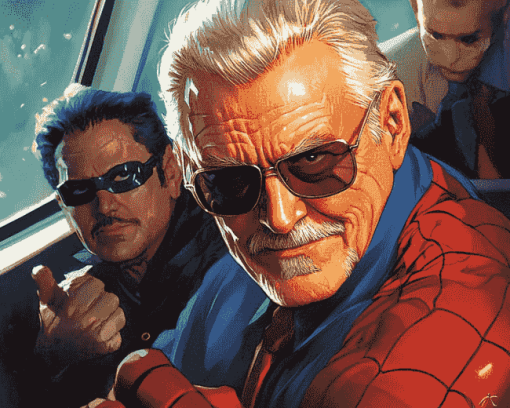 Stan Lee Marvel Legend Diamond Painting