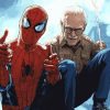 Stan Lee Spiderman Diamond Painting