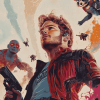 Star Lord Marvel Diamond Painting