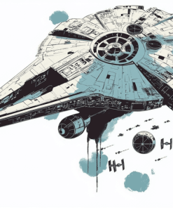 Star Wars Millennium Falcon Diamond Painting