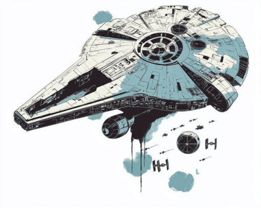 Star Wars Millennium Falcon Diamond Painting