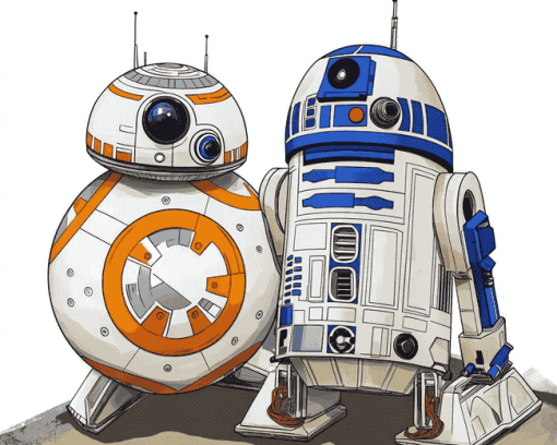 Star Wars Robots Diamond Painting