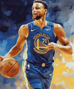 Steph Curry Basketball Legend Diamond Painting