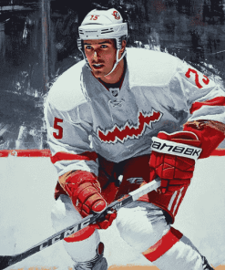 Steve Yzerman Sports Legend Diamond Painting