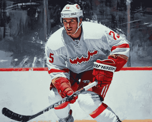 Steve Yzerman Sports Legend Diamond Painting