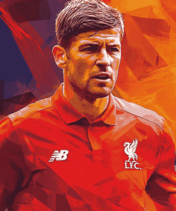 Steven Gerrard Football Icon Diamond Painting