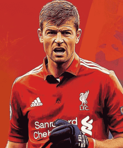 Steven Gerrard Football Icon Diamond Painting