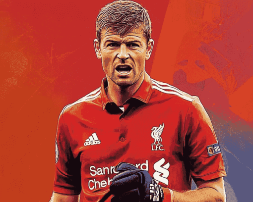 Steven Gerrard Football Icon Diamond Painting