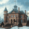 Stillwater Courthouse Castle Diamond Painting