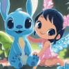 Stitch Animated Friends Diamond Painting