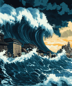 Stormy Tsunami Animation Diamond Painting