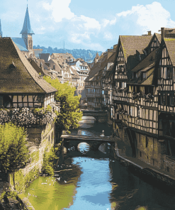 Strasbourg France Scenic Diamond Painting