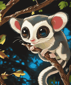 Sugar Glider Cartoon Diamond Painting