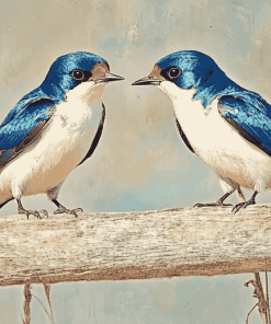 Swallow Birds Diamond Painting