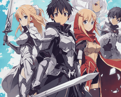 Sword Art Online Anime Diamond Painting