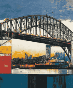 Sydney Harbor Icon Diamond Painting