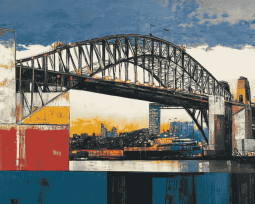 Sydney Harbor Icon Diamond Painting