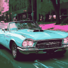 Tbird Car Diamond Painting