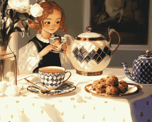 Tea Time Celebration Diamond Painting