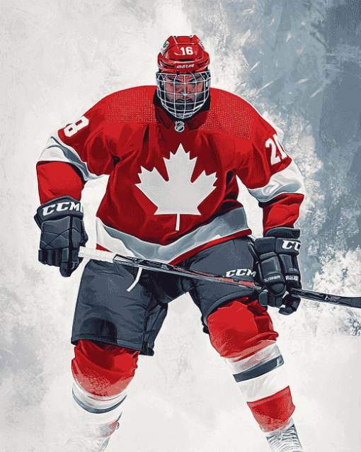 Team Canada Hockey Stars Diamond Painting