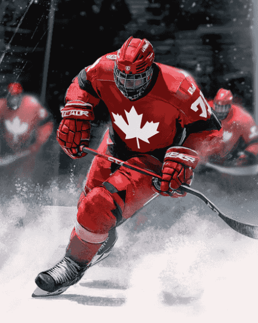 Team Canada Ice Hockey Diamond Painting