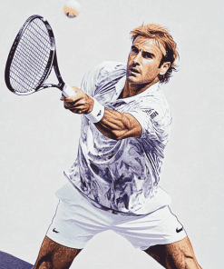 Tennis Legend Andre Agassi Diamond Painting