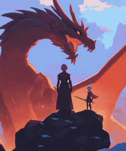 The Dragon Prince Cartoons Diamond Painting