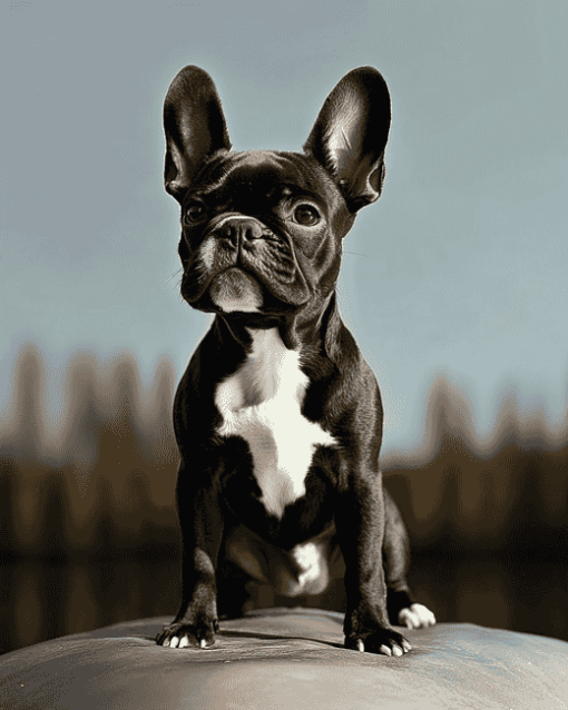 The Frenchton Puppy Charm Diamond Painting