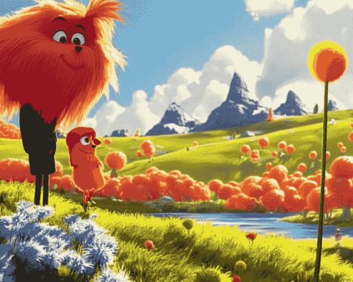 The Lorax Animation Diamond Painting