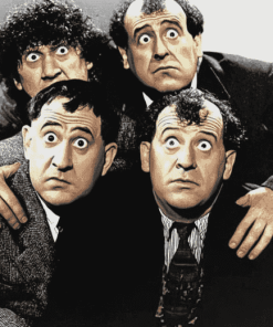 The Three Stooges Classic Humor Diamond Painting