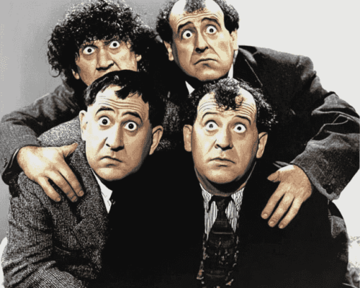 The Three Stooges Classic Humor Diamond Painting