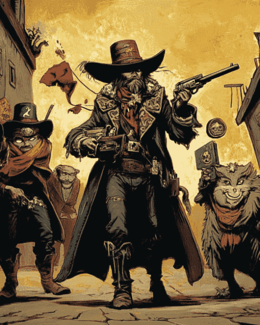 The Weird West Game Art Diamond Painting