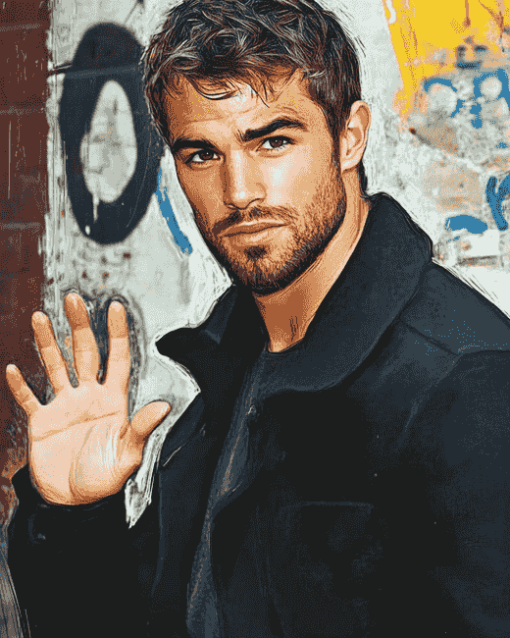 Theo James Celebrity Diamond Painting