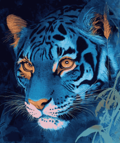 Tiger With Brilliant Eyes Diamond Painting