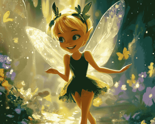 Tinker Bell Fantasy Diamond Painting