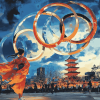 Tokyo Olympic Rings Diamond Painting